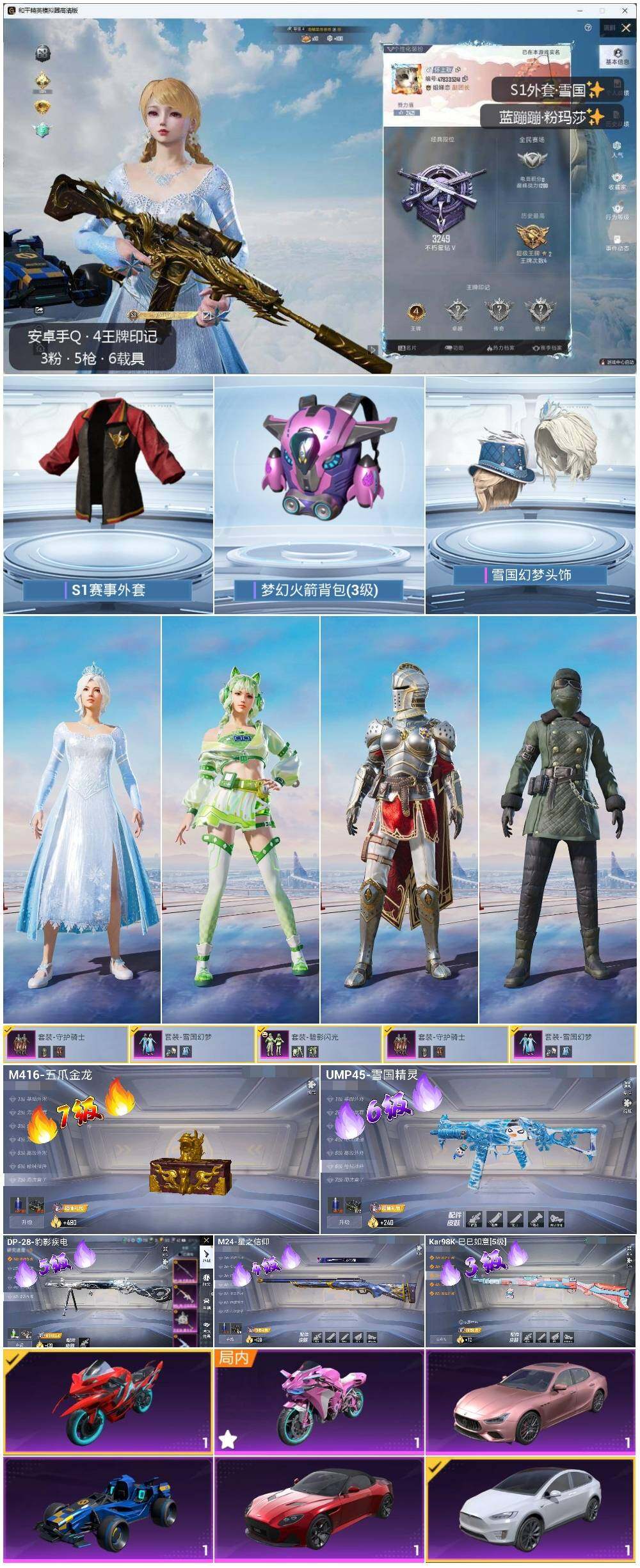 HPLE3309767和平精英账号详情图2 HPLE3309767和平精英账号详情图2