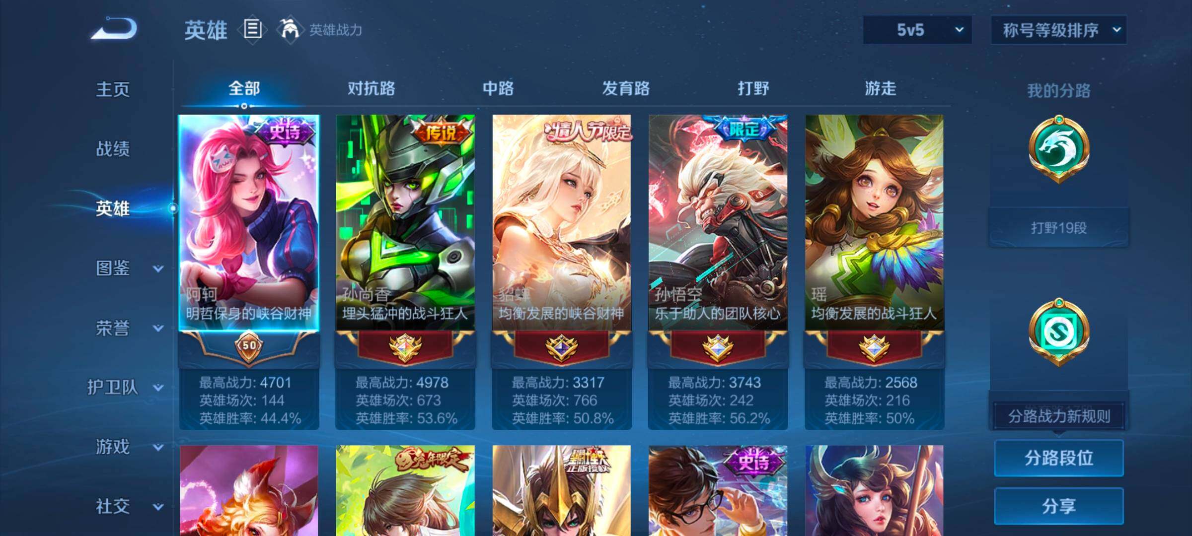 WZYXS3252705王者荣耀账号详情图3