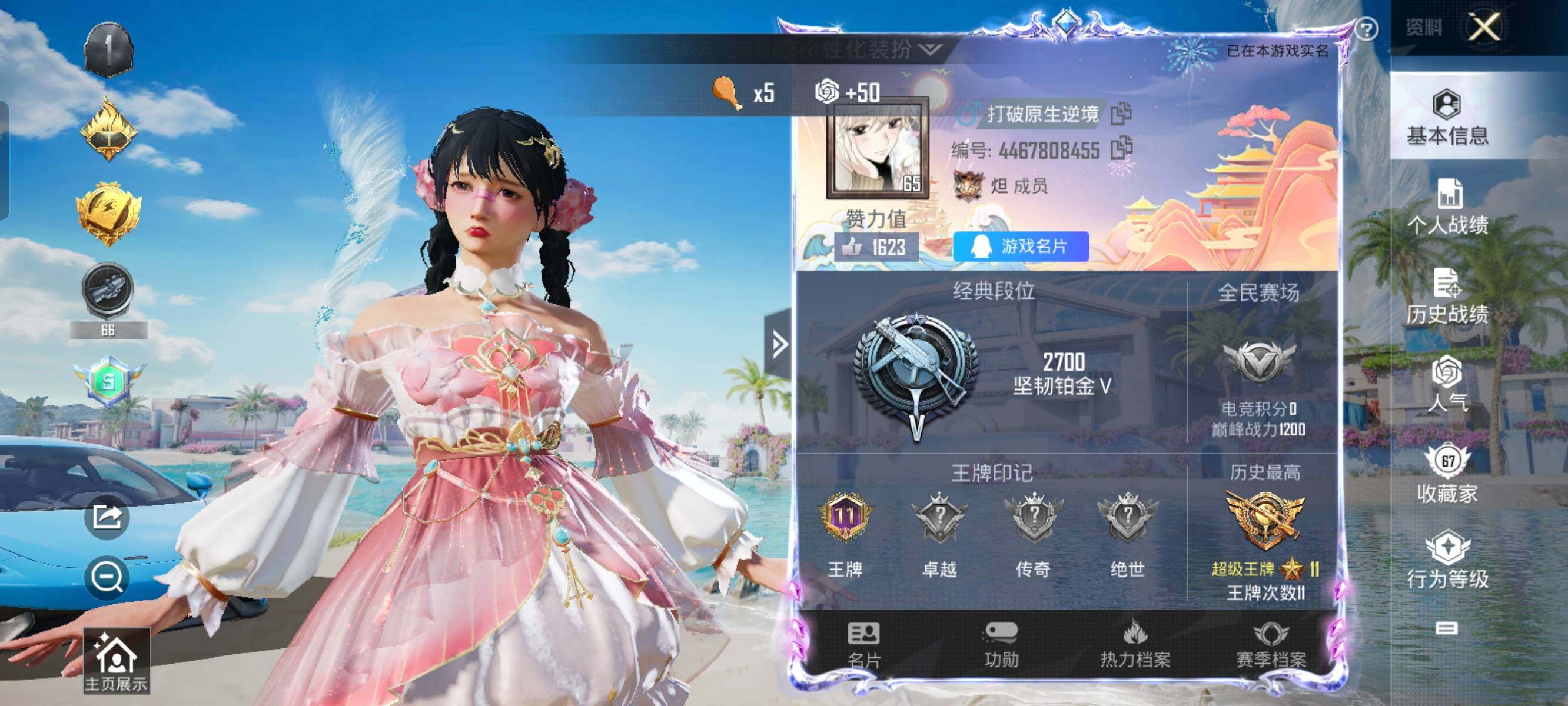 HPCMW3336304和平精英账号详情图2