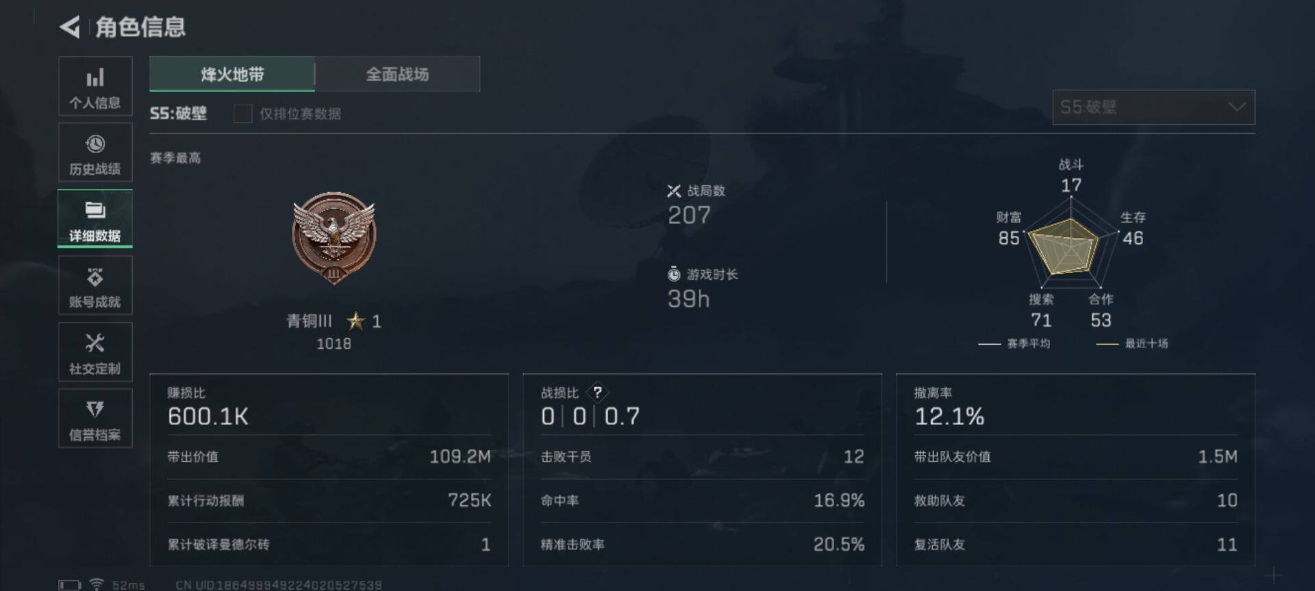 SJZEY321144三角洲行动账号详情图2