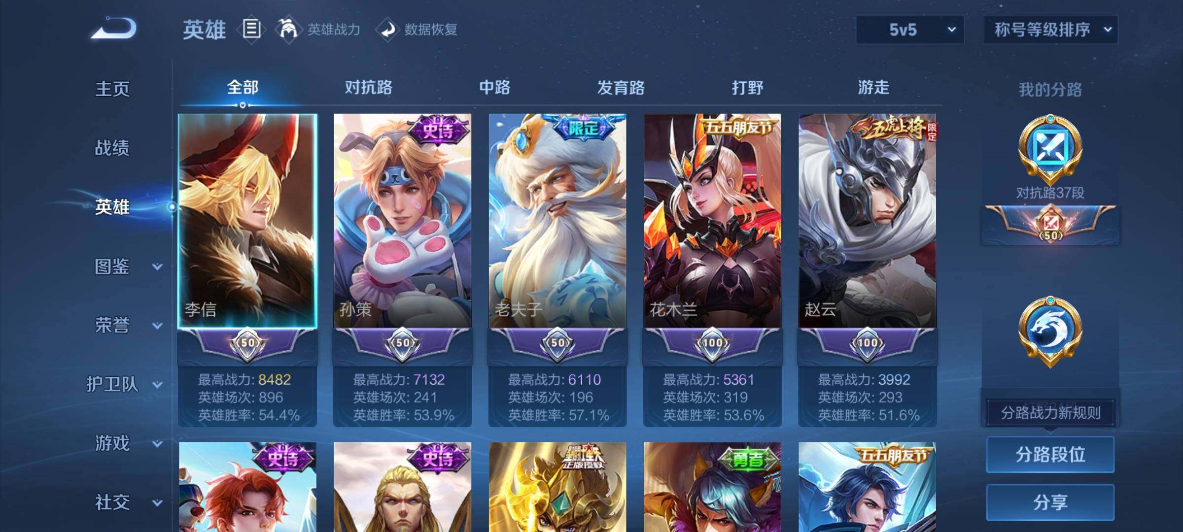 WZYXS3247341王者荣耀账号详情图3