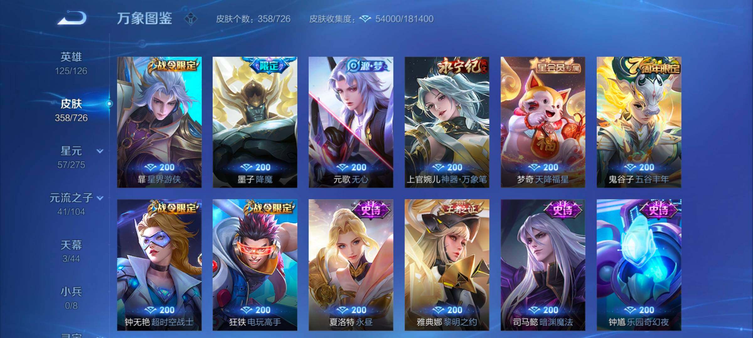WZYXS3247350王者荣耀账号详情图10