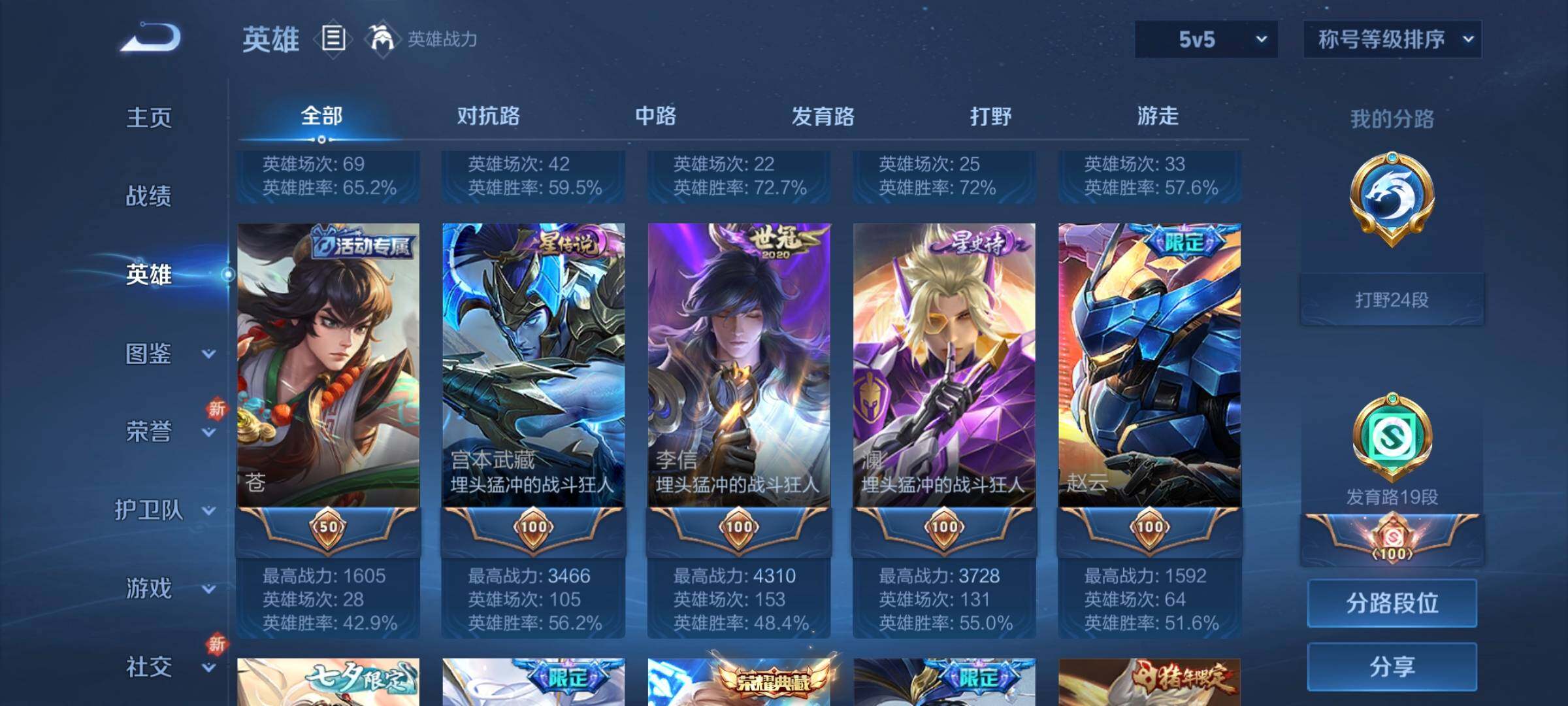 WZCMW3290418王者荣耀账号详情图5