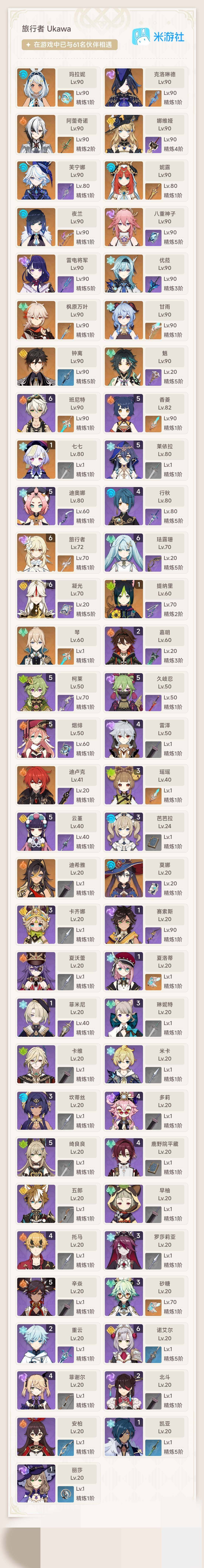 YSEY39432原神账号详情图4