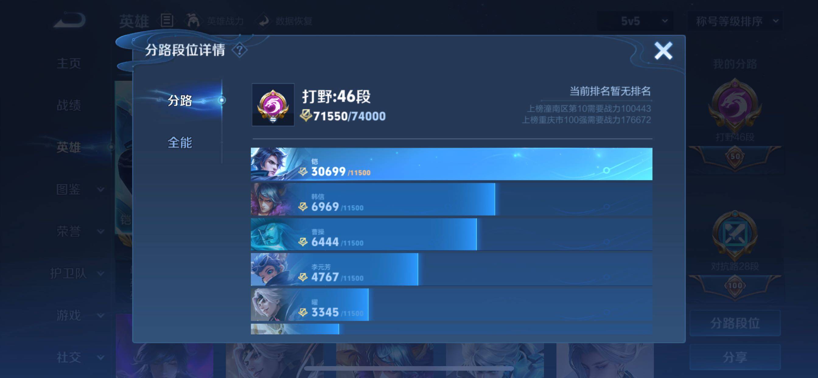 WZCMY3245830王者荣耀账号详情图4