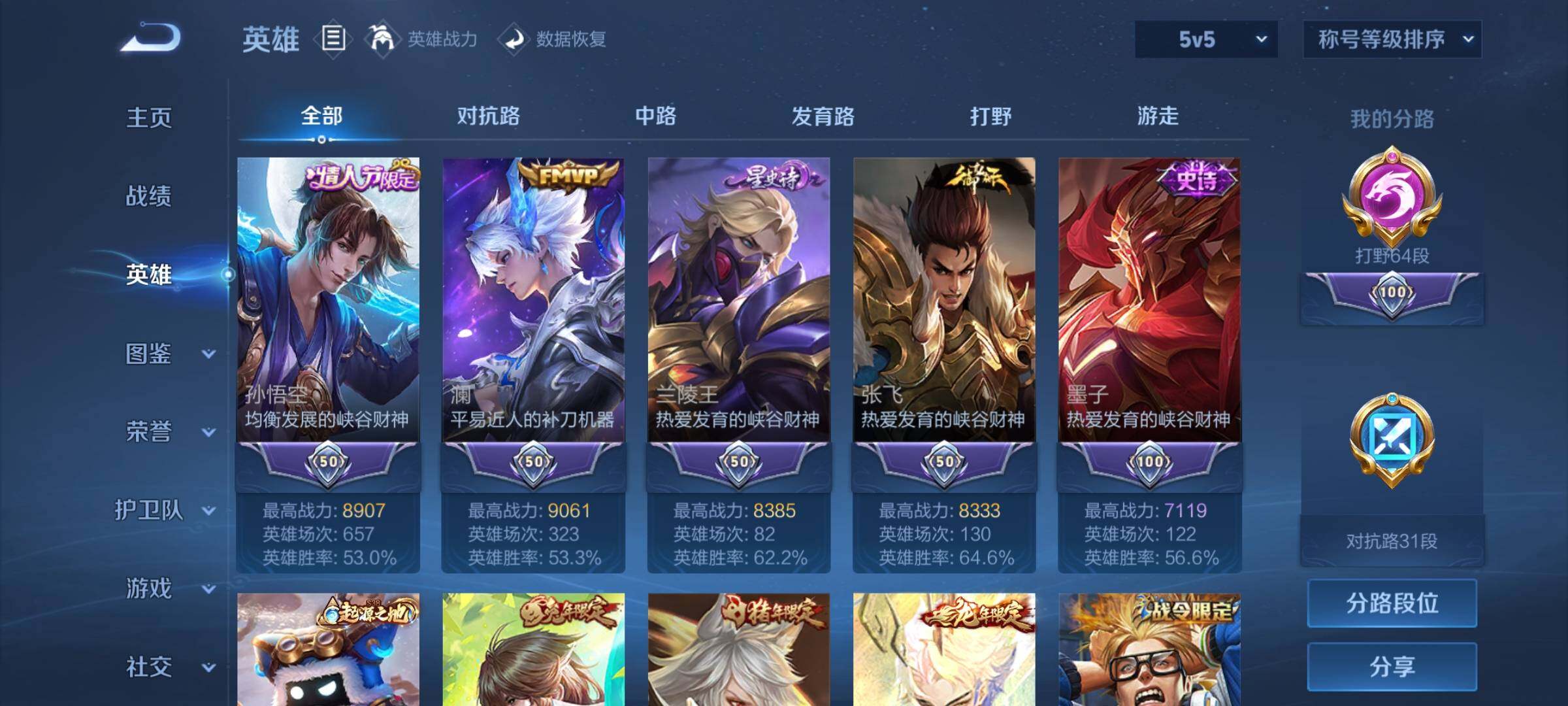 WZCMY3261539王者荣耀账号详情图4