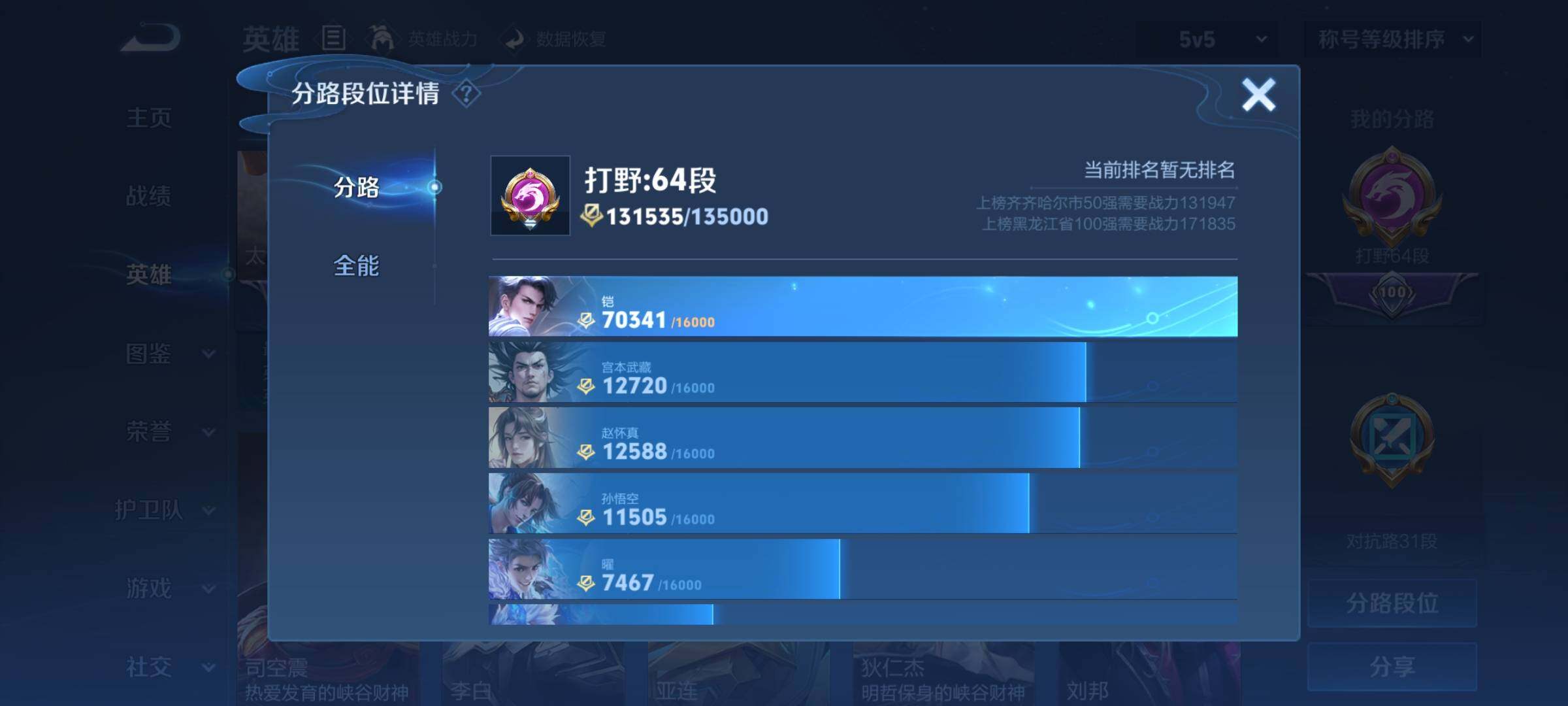WZCMY3261539王者荣耀账号详情图5