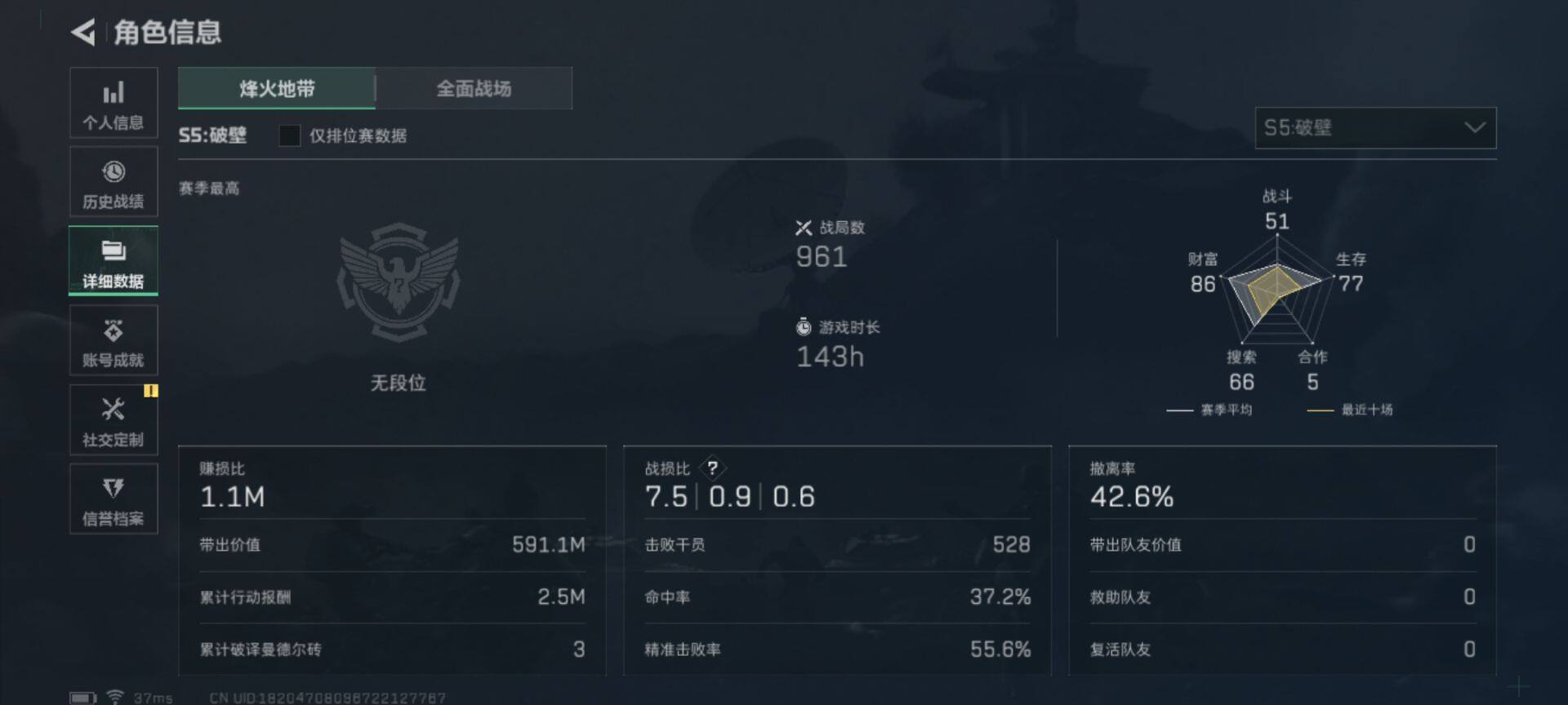 SJZEY322814三角洲行动账号详情图2