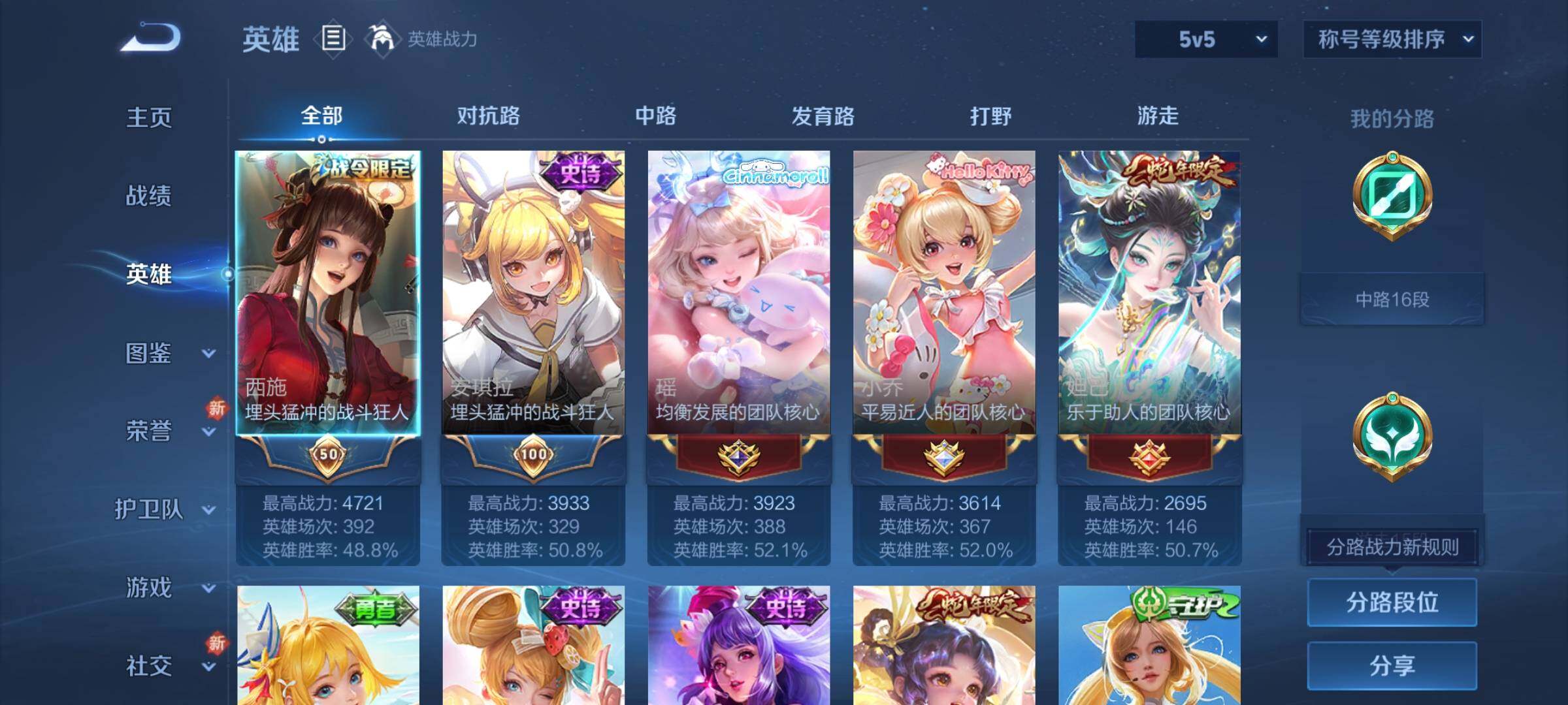 WZCMY3246317王者荣耀账号详情图3