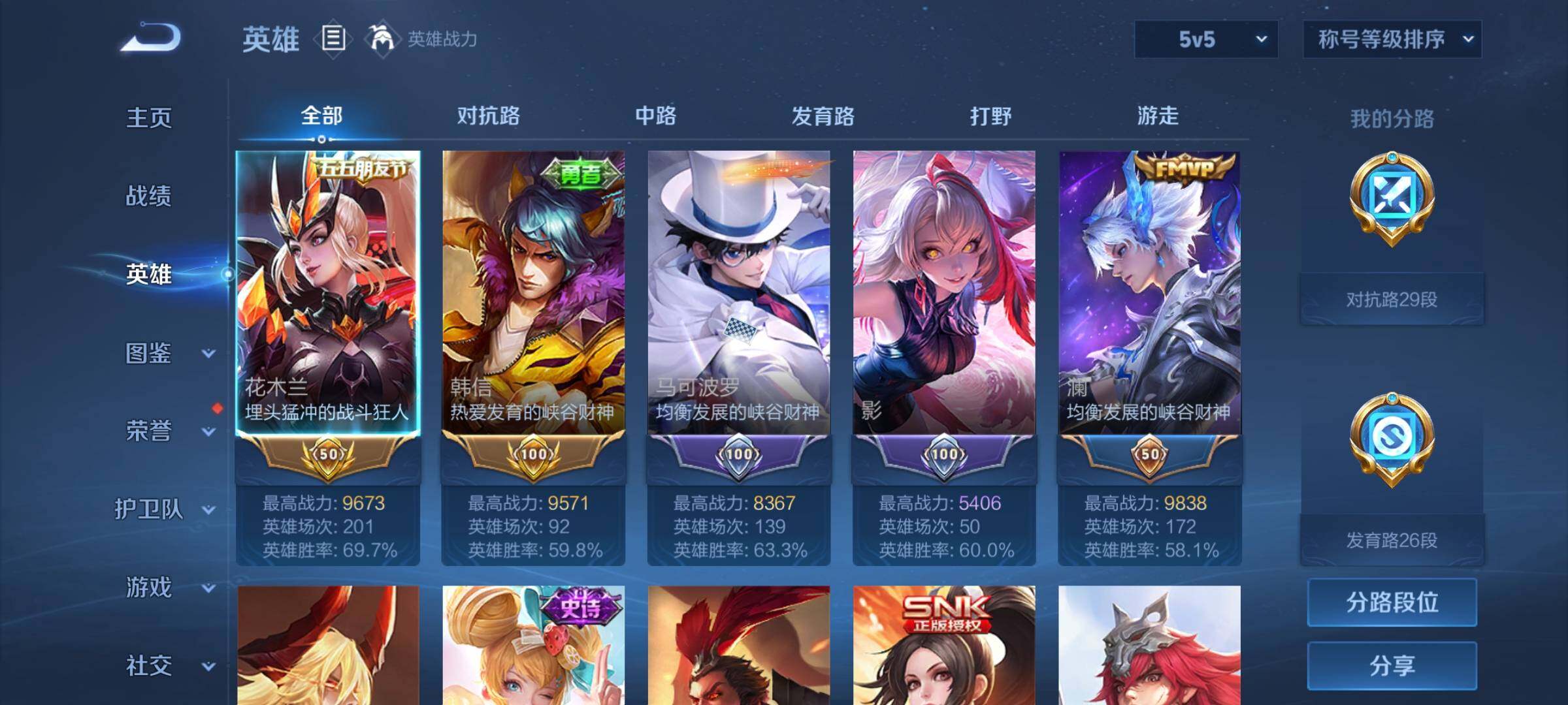 WZCMY3245947王者荣耀账号详情图3