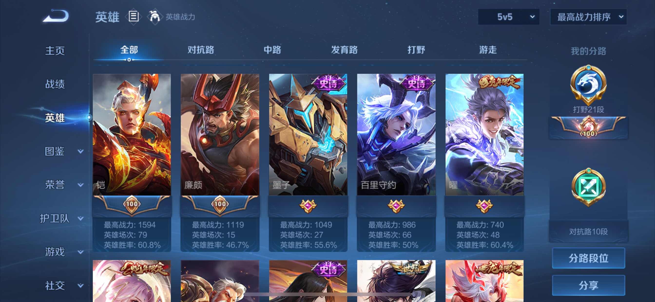 WZCMY3245964王者荣耀账号详情图4
