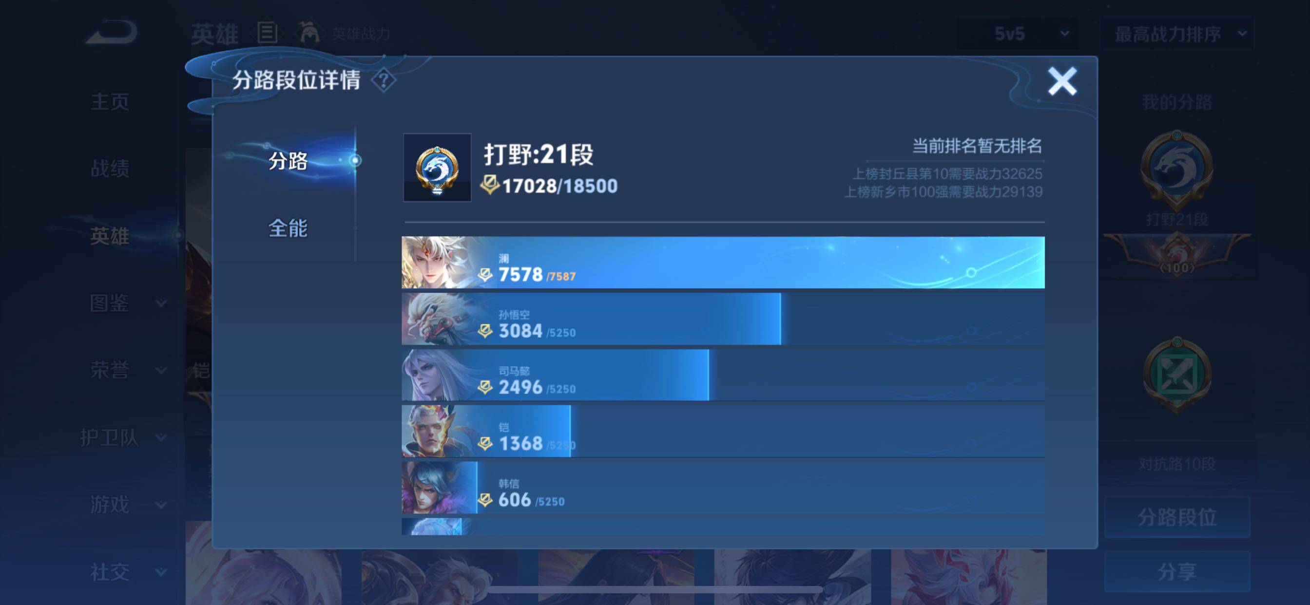 WZCMY3245964王者荣耀账号详情图6