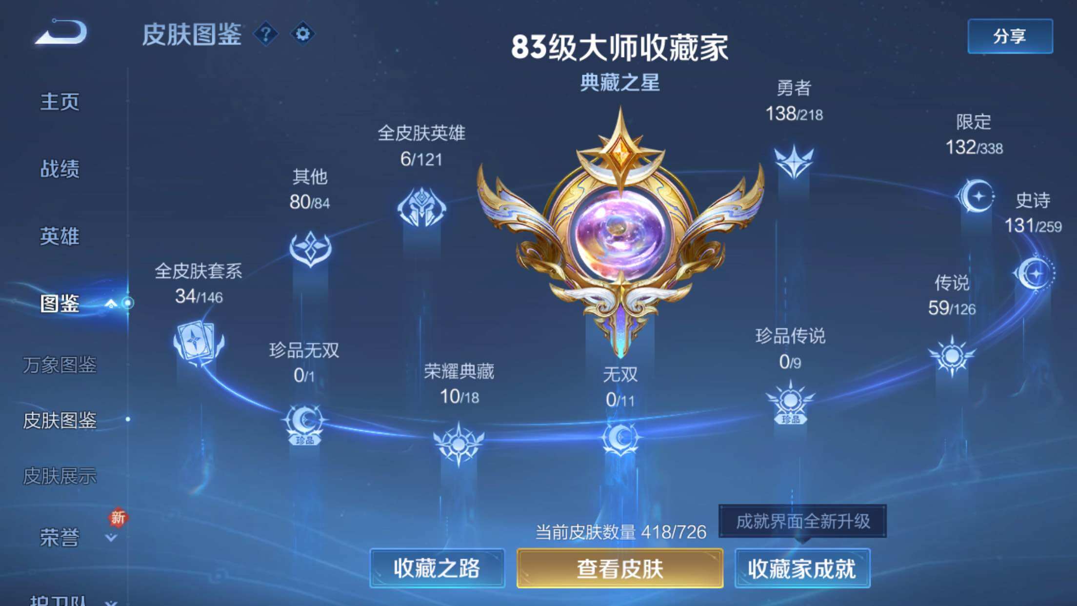 WZXS3249238王者荣耀账号详情图2 WZXS3249238王者荣耀账号详情图2