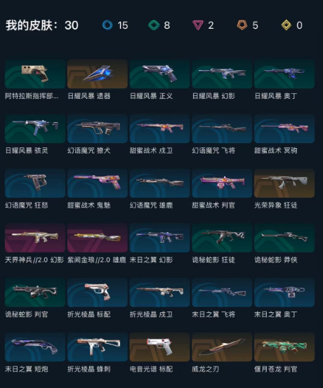 WWQEY310007无畏契约账号详情图4 WWQEY310007无畏契约账号详情图4