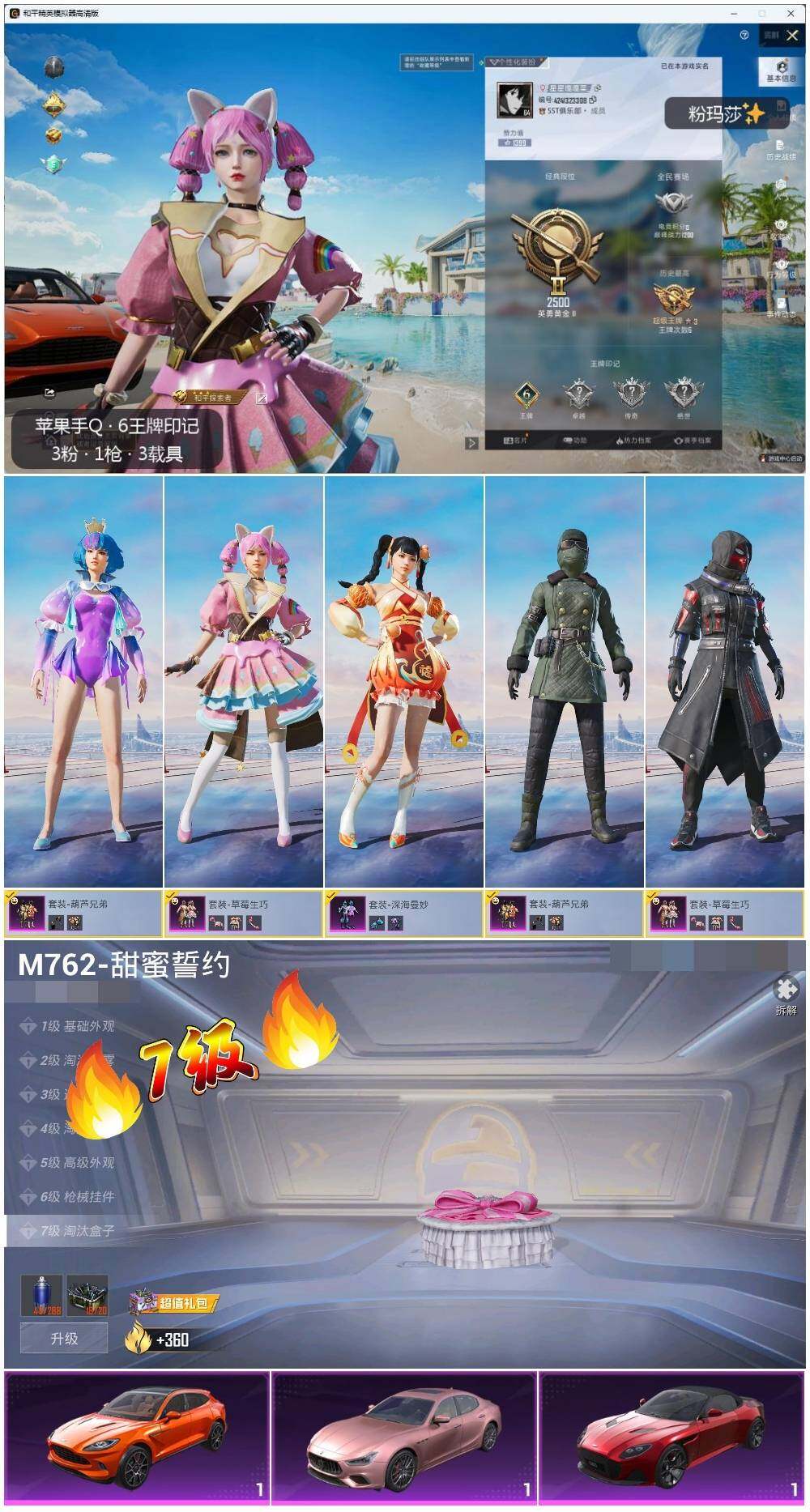 HPLX3336792和平精英账号详情图2