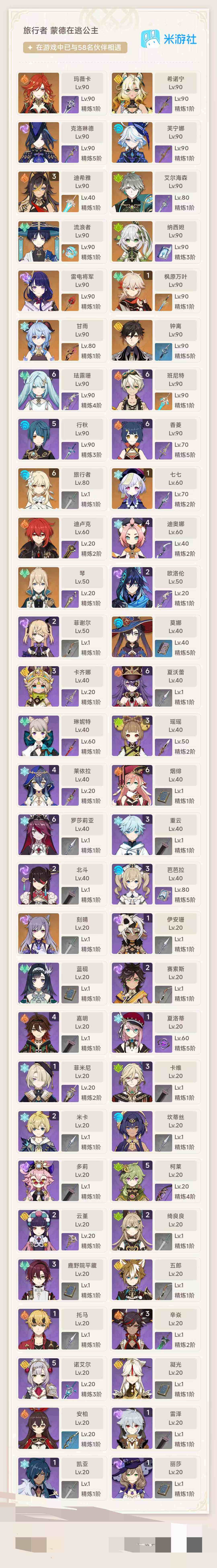 YSEY39778原神账号详情图7 YSEY39778原神账号详情图7