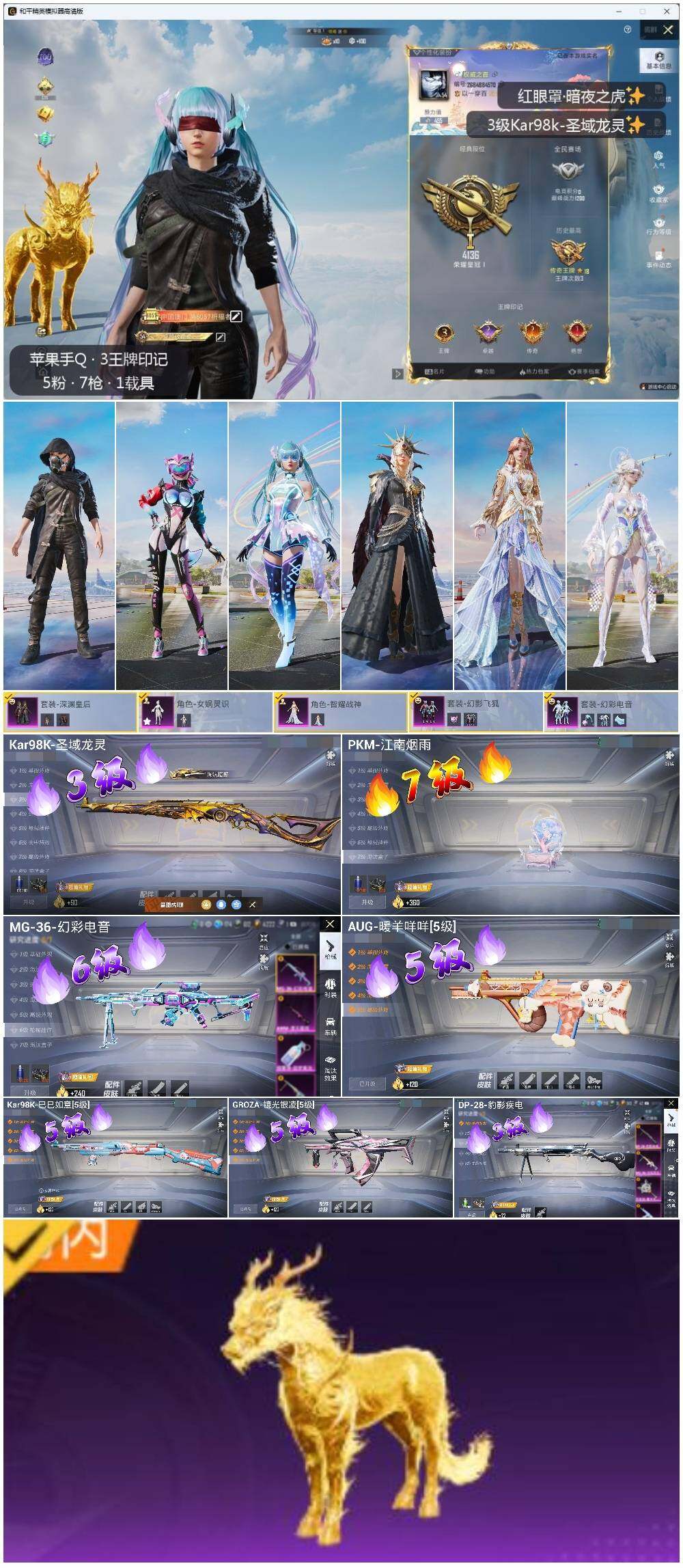 HPLE3336501和平精英账号详情图2