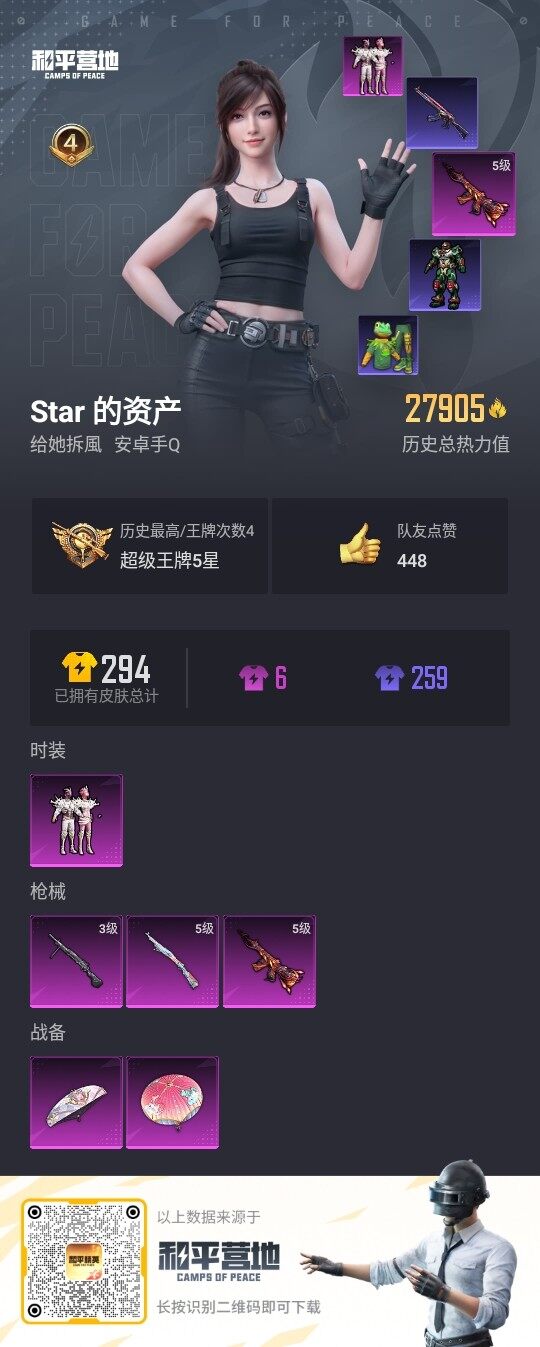 HPLE3336502和平精英账号详情图3