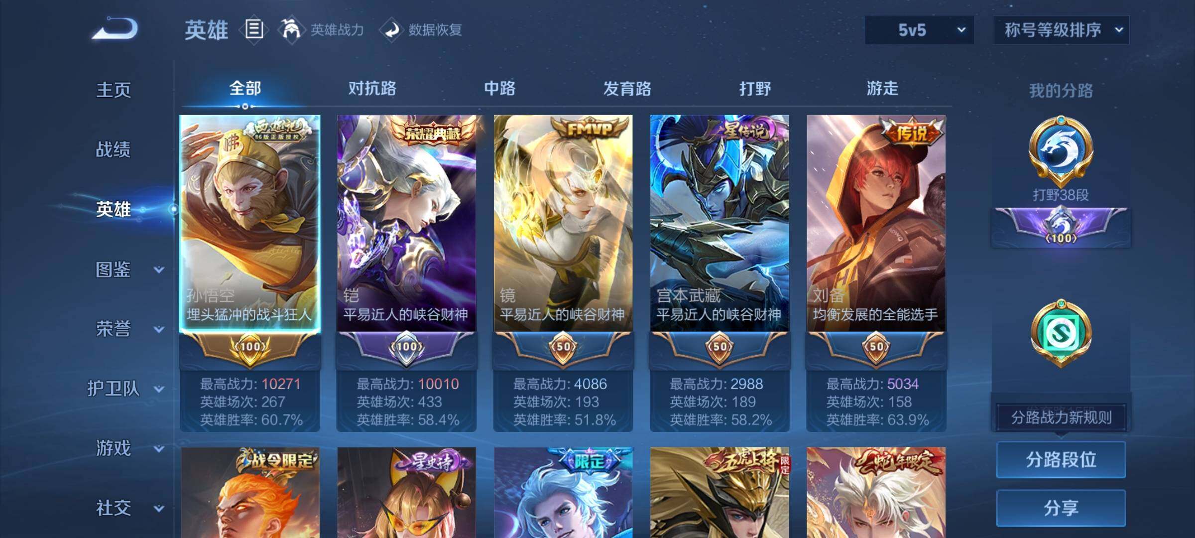 WZYXS3252715王者荣耀账号详情图3 WZYXS3252715王者荣耀账号详情图3