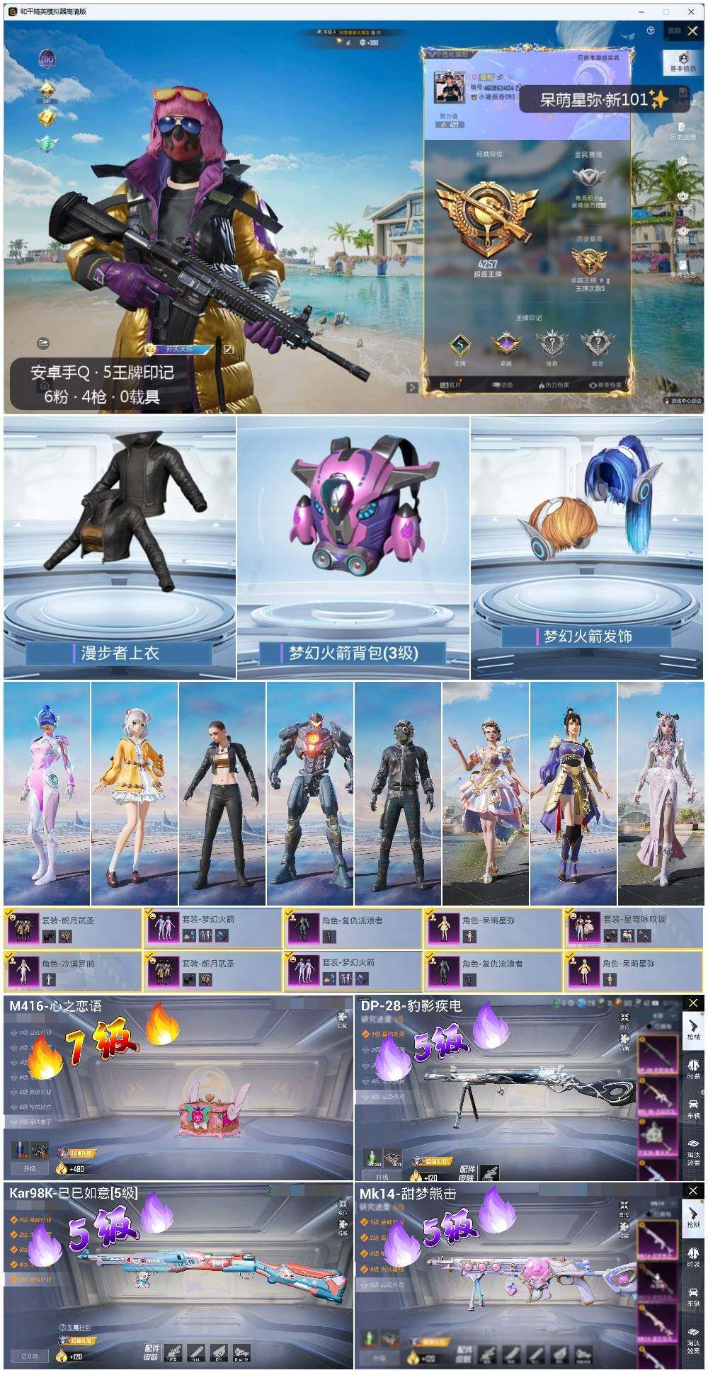 HPLX3336804和平精英账号详情图2