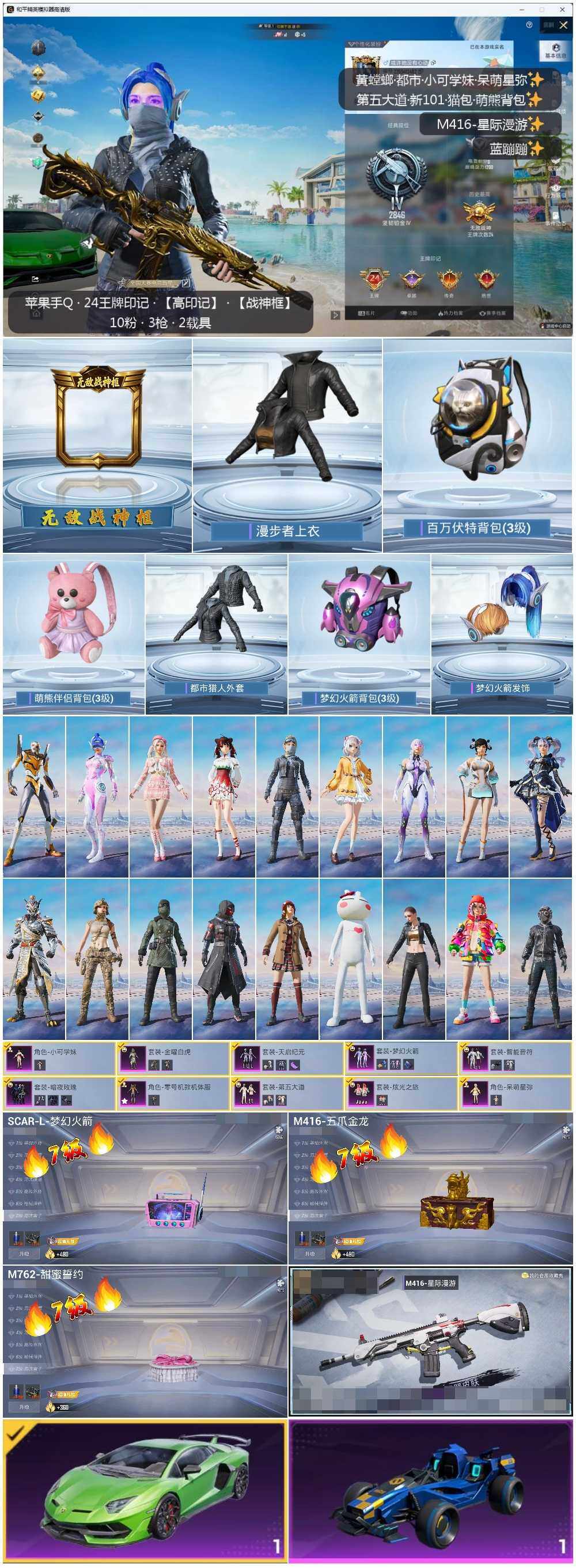 HPLE3312594和平精英账号详情图2 HPLE3312594和平精英账号详情图2