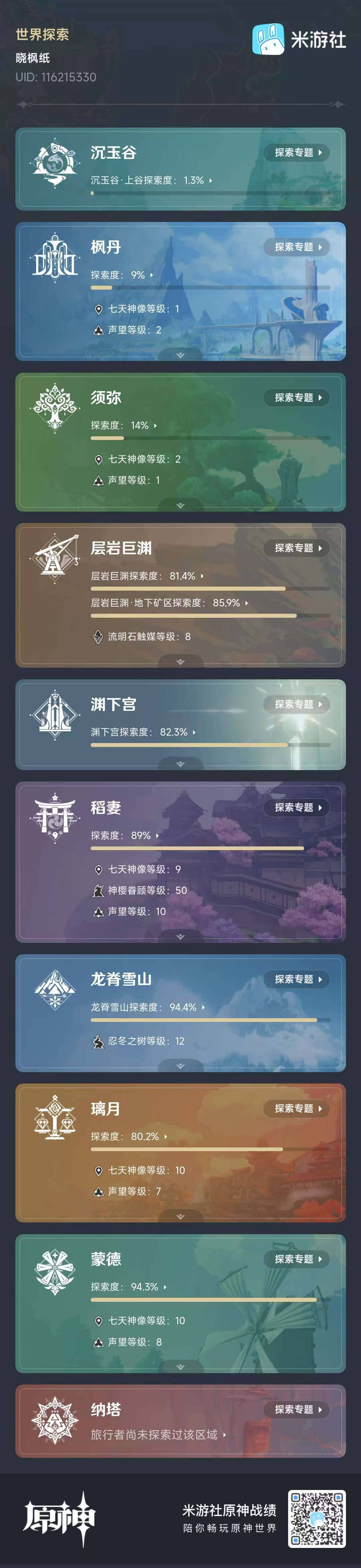 YSEY310016原神账号详情图4 YSEY310016原神账号详情图4