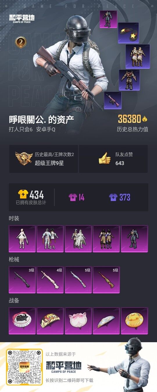 HPLE3336512和平精英账号详情图3 HPLE3336512和平精英账号详情图3