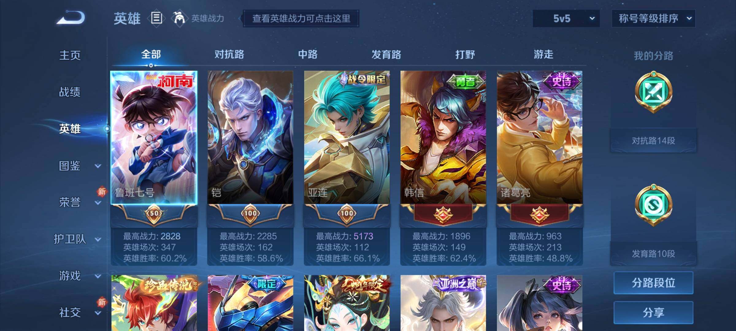 WZCMW3290484王者荣耀账号详情图3