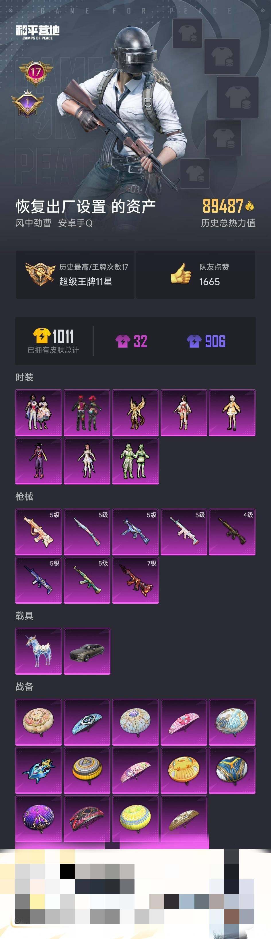 HPCMW3336329和平精英账号详情图3