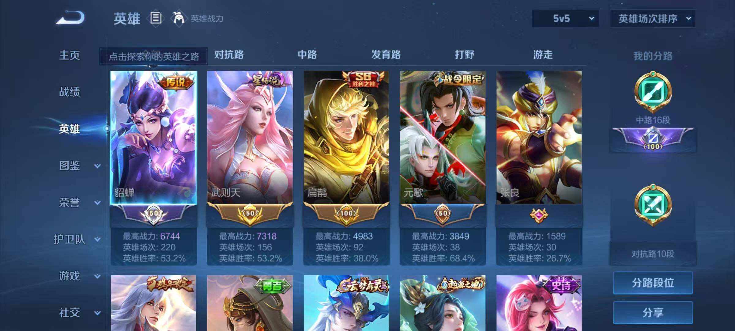 WZEY3250647王者荣耀账号详情图6 WZEY3250647王者荣耀账号详情图6