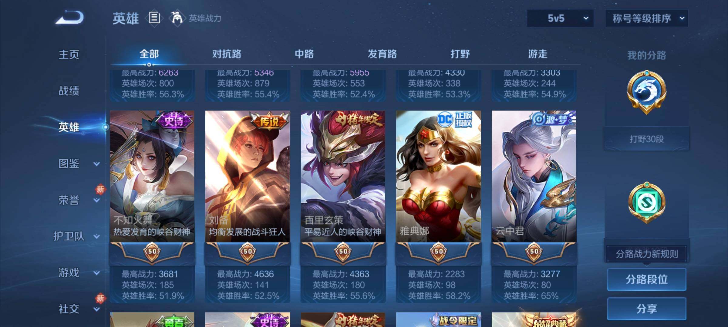 WZCMW3290525王者荣耀账号详情图4