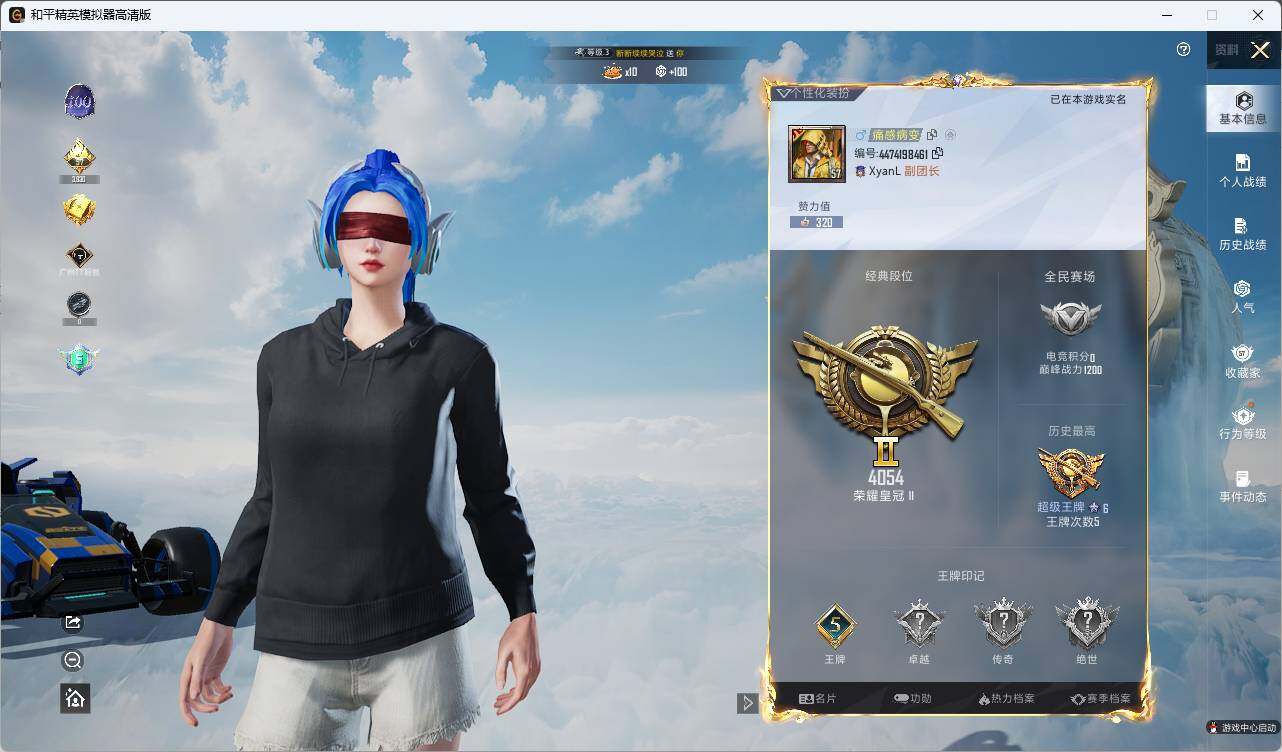 HPLX3336825和平精英账号详情图4