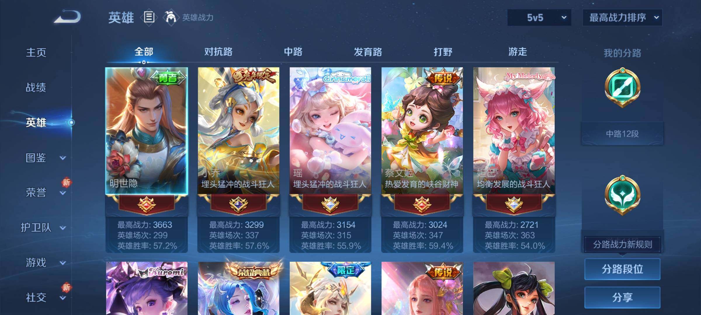 WZCMY3261154王者荣耀账号详情图3