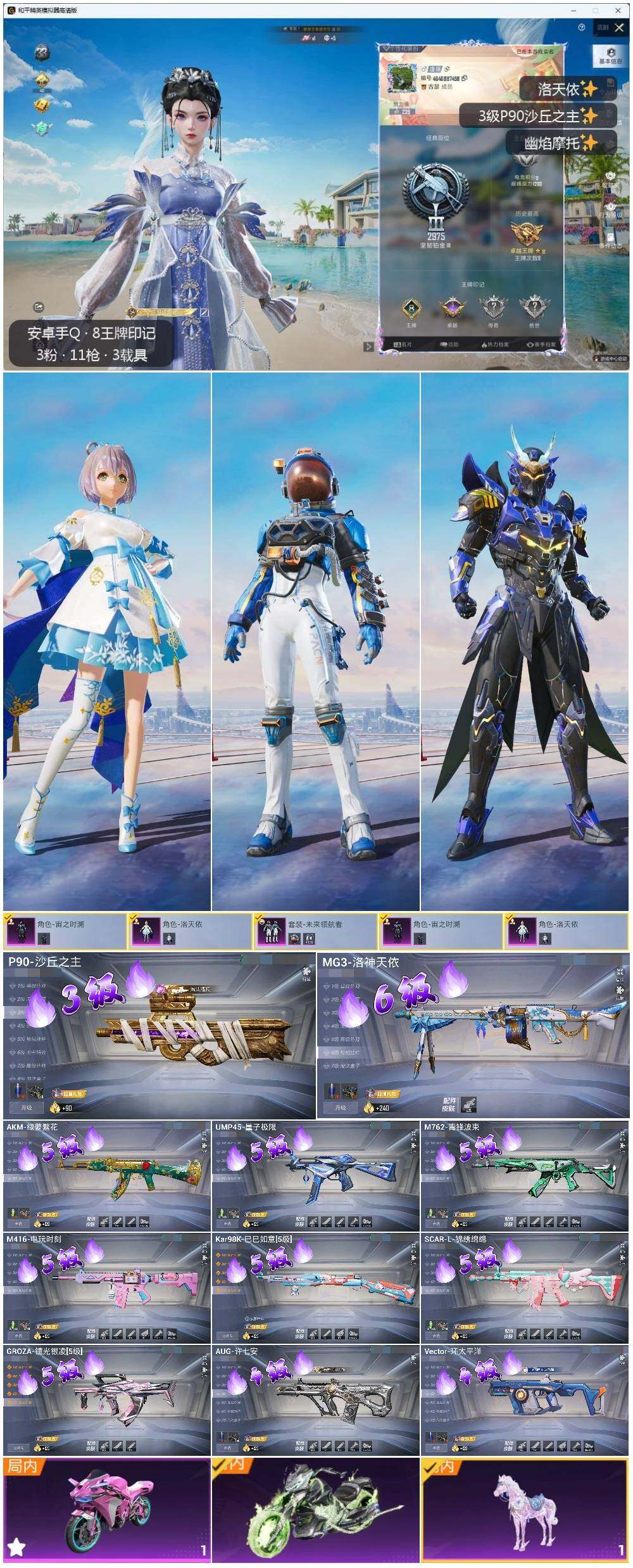 HPLX3336829和平精英账号详情图2