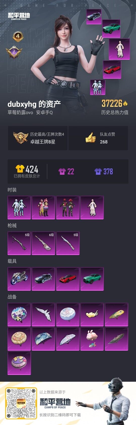 HPLE3314915和平精英账号详情图3 HPLE3314915和平精英账号详情图3