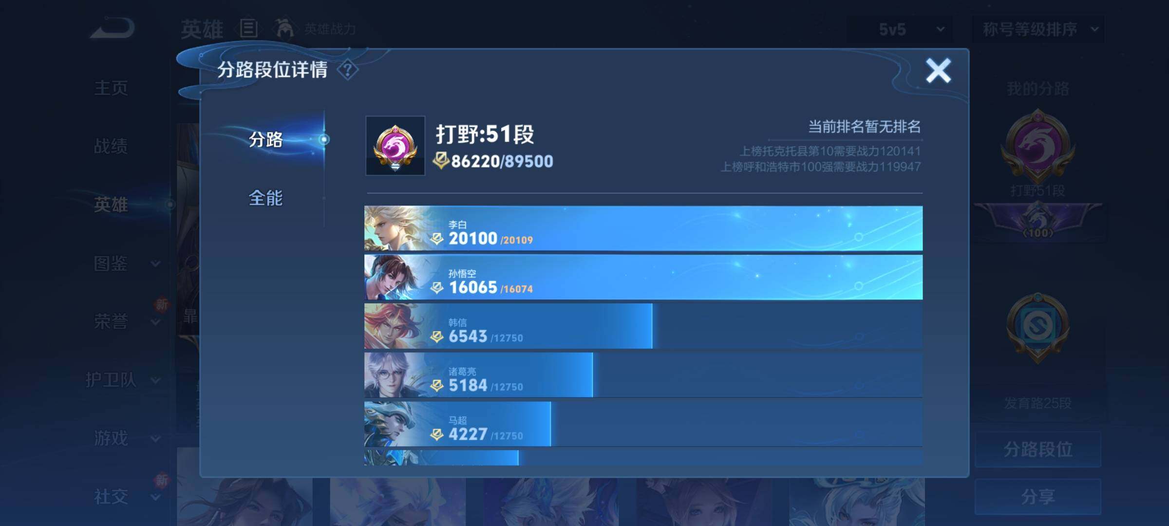 WZCMY3252456王者荣耀账号详情图7 WZCMY3252456王者荣耀账号详情图7