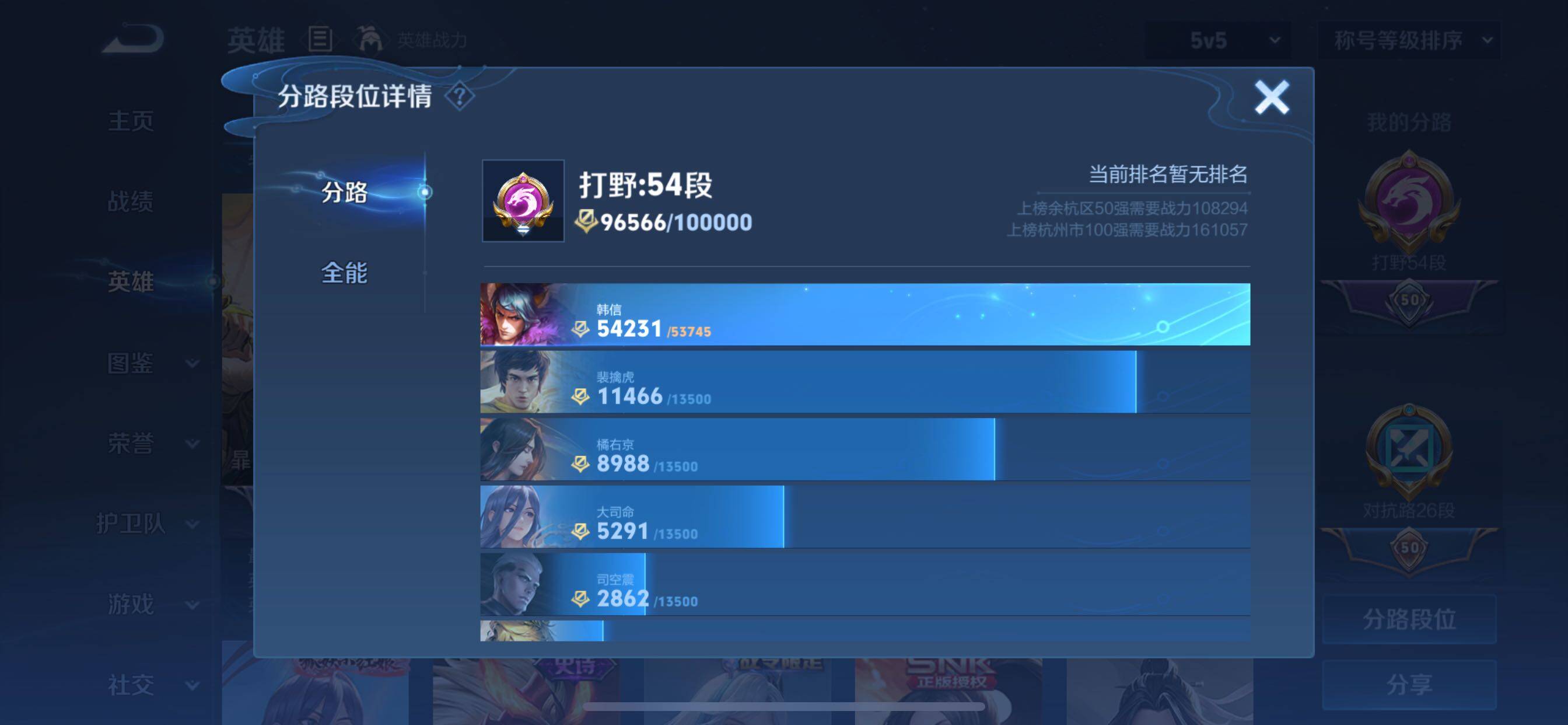 WZCMY3252553王者荣耀账号详情图5