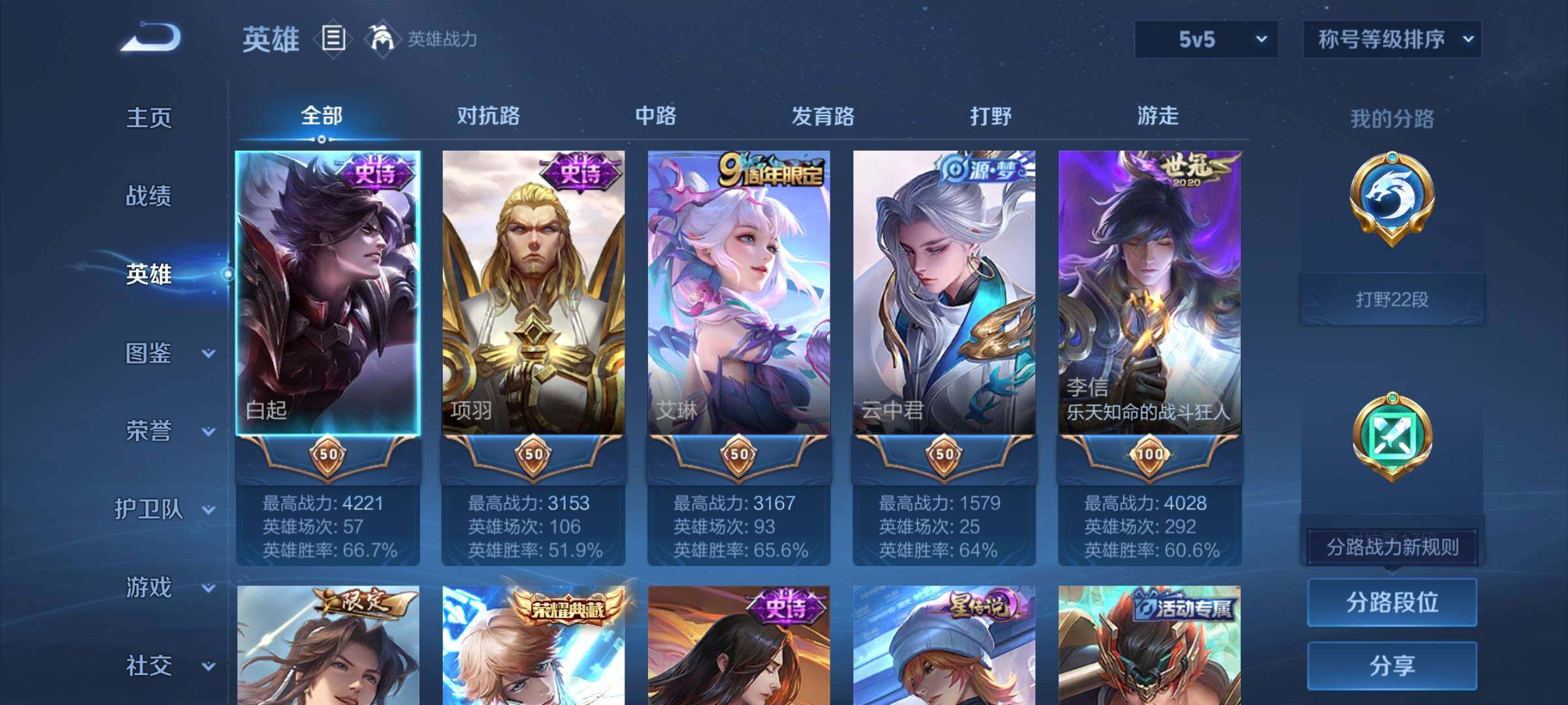 WZYXS3256005王者荣耀账号详情图3
