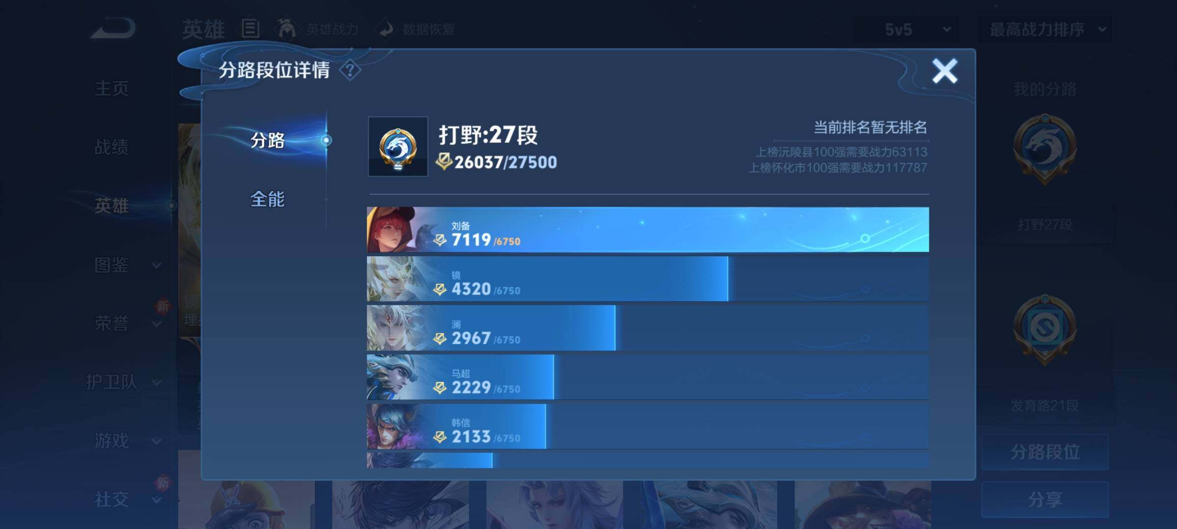 WZCMY3252561王者荣耀账号详情图5 WZCMY3252561王者荣耀账号详情图5