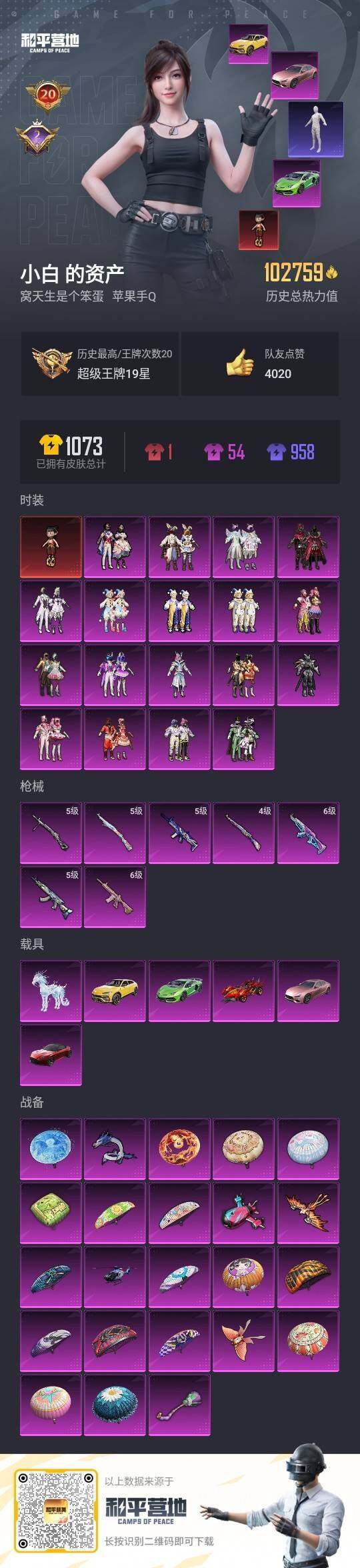 HPLE3336547和平精英账号详情图3