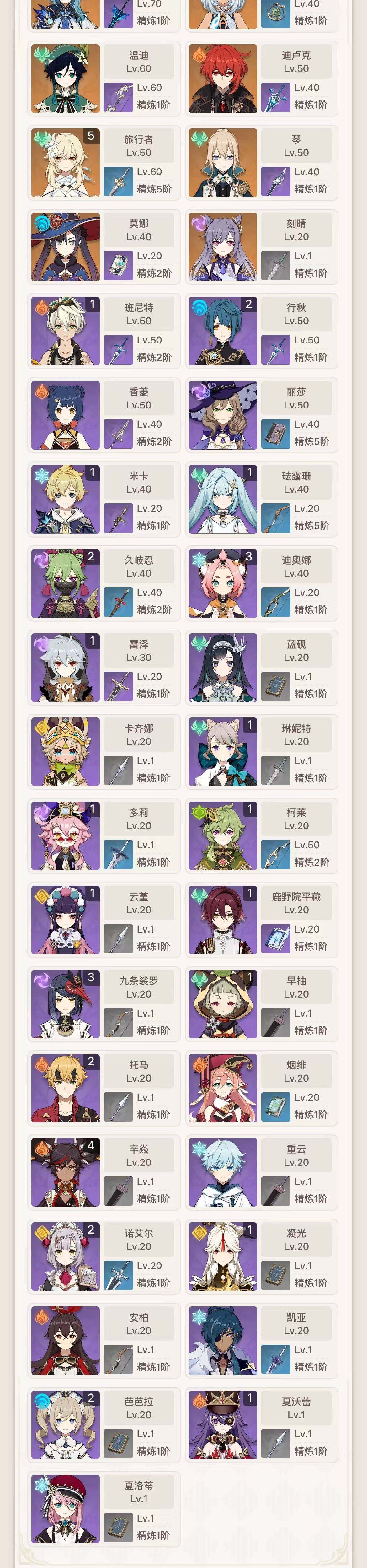 YSEY310659原神账号详情图3