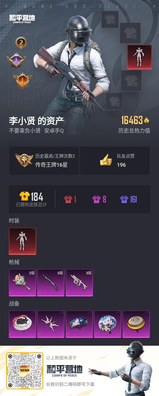 HPLE3336550和平精英账号详情图3