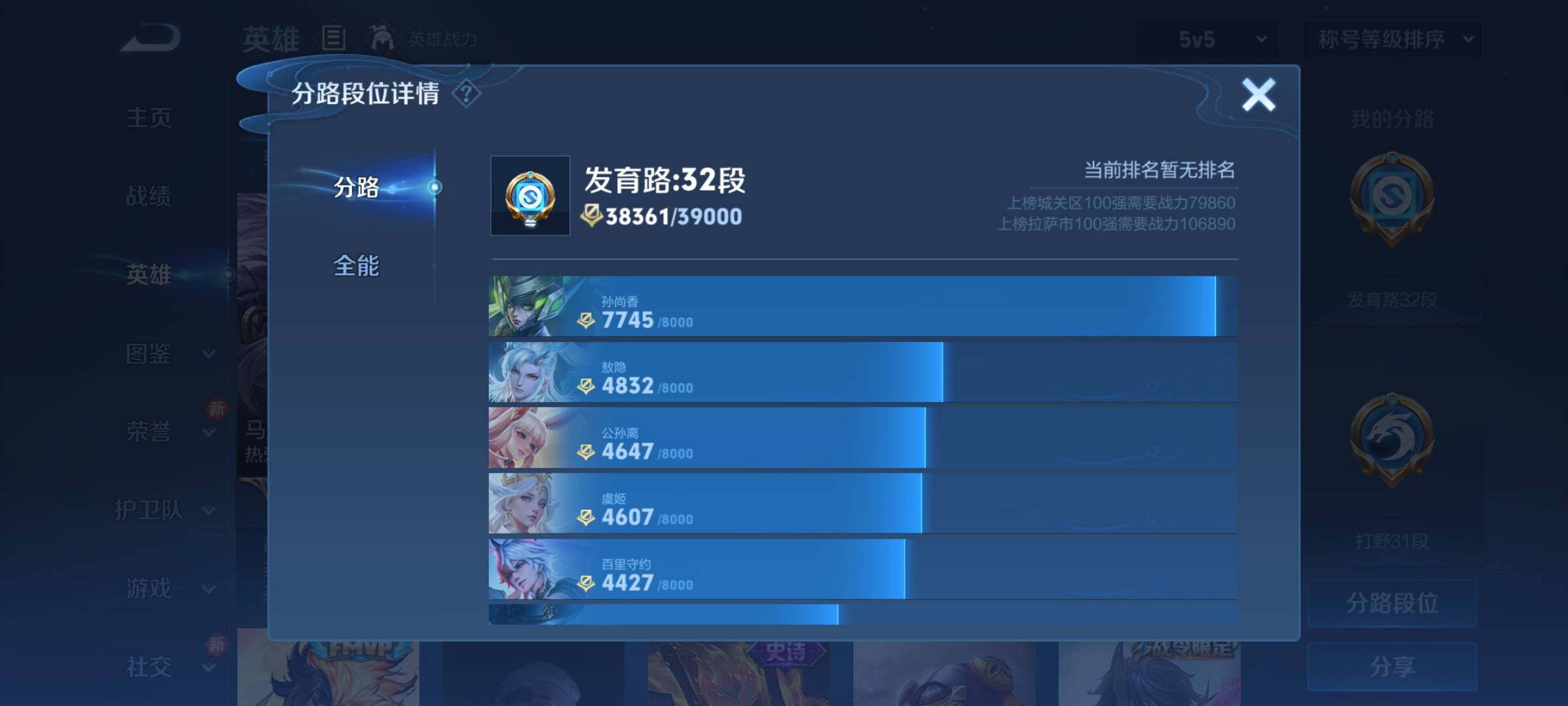 WZCMY3256187王者荣耀账号详情图5