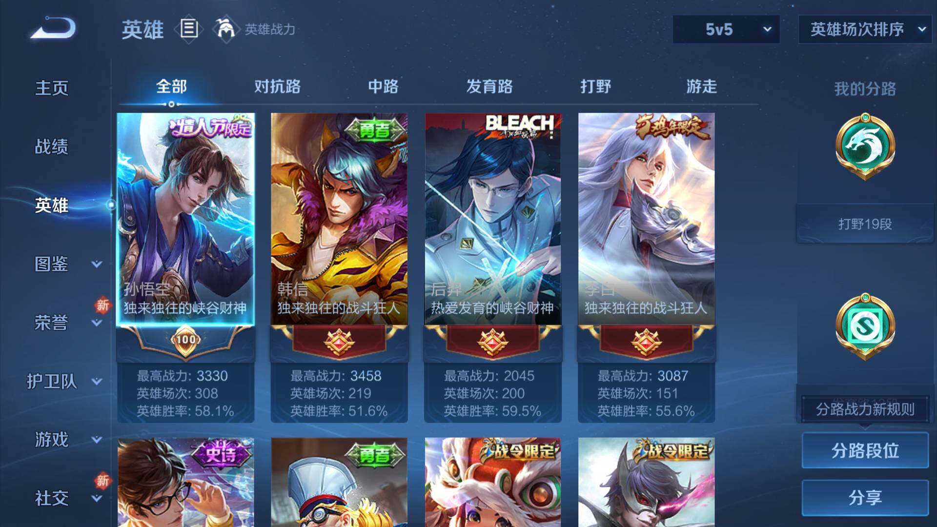 WZLFY3254132王者荣耀账号详情图7 WZLFY3254132王者荣耀账号详情图7