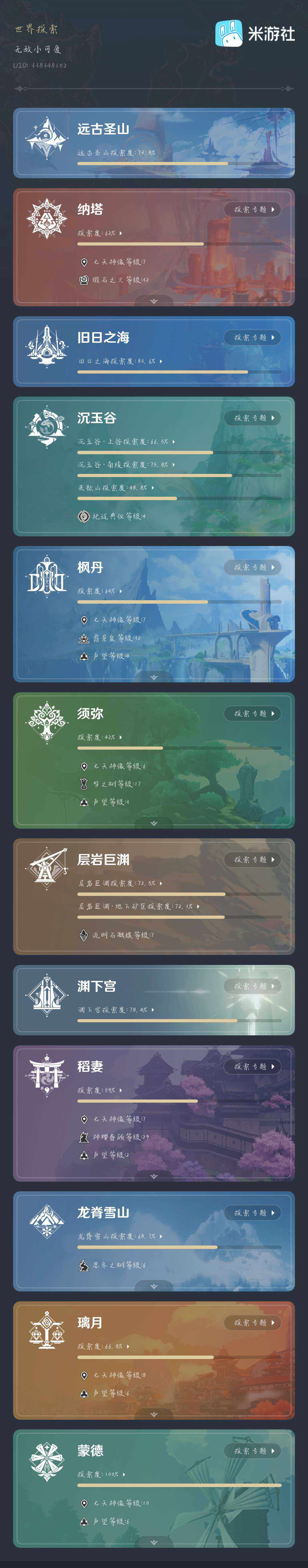 YSEY310656原神账号详情图6