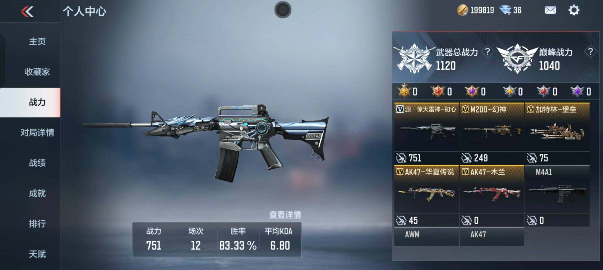 CFMEY345656枪战王者账号详情图10 CFMEY345656枪战王者账号详情图10