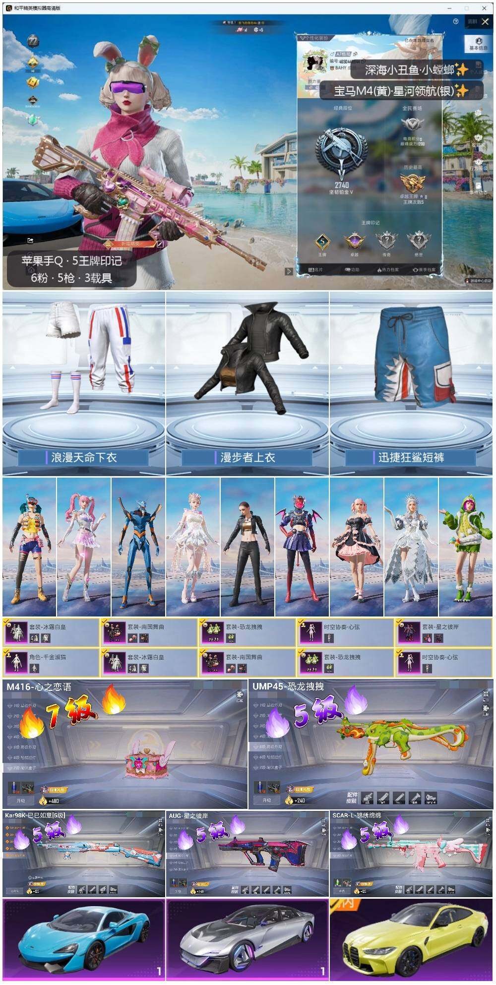 HPLX3336876和平精英账号详情图2