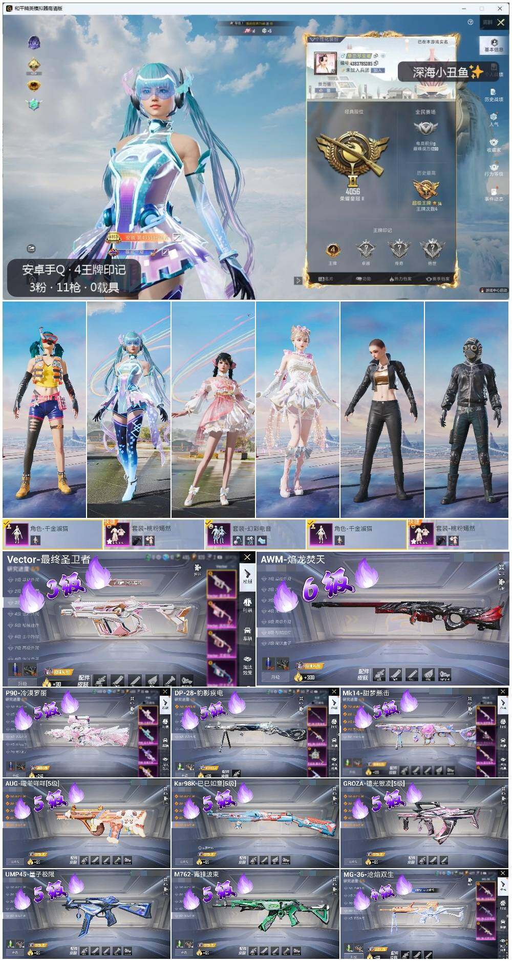 HPLX3336877和平精英账号详情图2