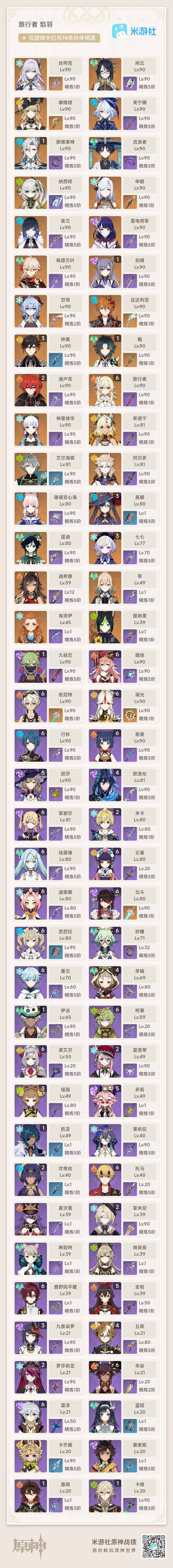 YSEY310716原神账号详情图3 YSEY310716原神账号详情图3
