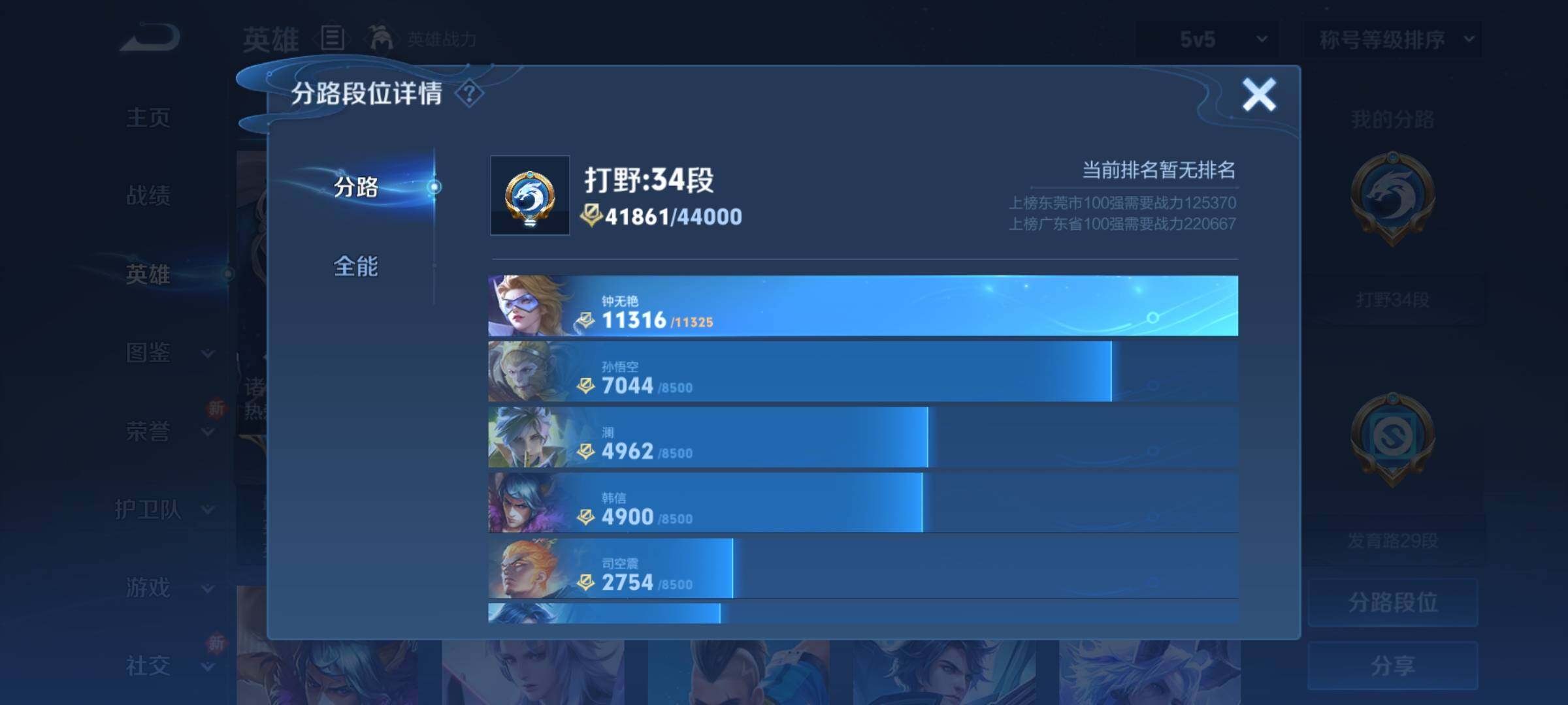 WZCMY3257031王者荣耀账号详情图5